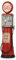Moritz Tirelire décorative en tôle - En forme de pompe à essence - Rouge - Modèle de station service - Rétro - Objet de collection - Vintage - Nostalgie - Style antique