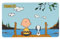 The Peanuts Snoopy Brettchen - See Charlie Brown Frühstücksbrettchen Schneidebrettchen aus Resopal