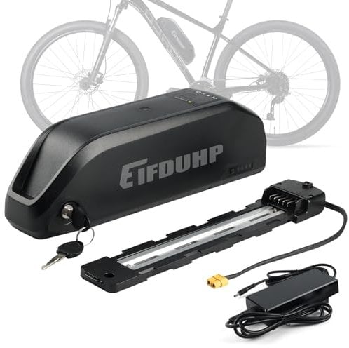52V 20AH Ebike Battery with Charger 40A-BMS 5Pin Base, Electric Bike Lithium Ion Battery Large Capacity for 200W-1500W Motor Conversion Kit (52V 20AH)