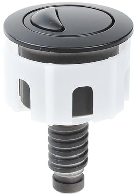 Toilet Flush Buttons Replacement Round Head Push Button Toilet Flush | Cistern Flush Replacement | Chrome Finish | Dual Flush Toilet Push Button for Bathroom Toilet Water Tank Repair