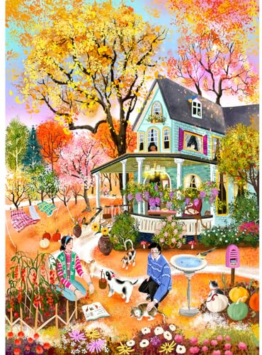 HUADADA Puzzle 500 Teile, Klassische Puzzles,Puzzlespiele für Die Ganze Familie für Frauen Geschenke für männer-500 Puzzle Erwachsene-Warme Sonne