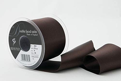 Berisfords 70 mm x 20 m Double Faced Satin Ribbon, Cuban