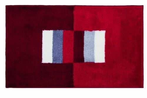 Grund 325414045 Badteppich Capri, 60 x 90 cm, rot