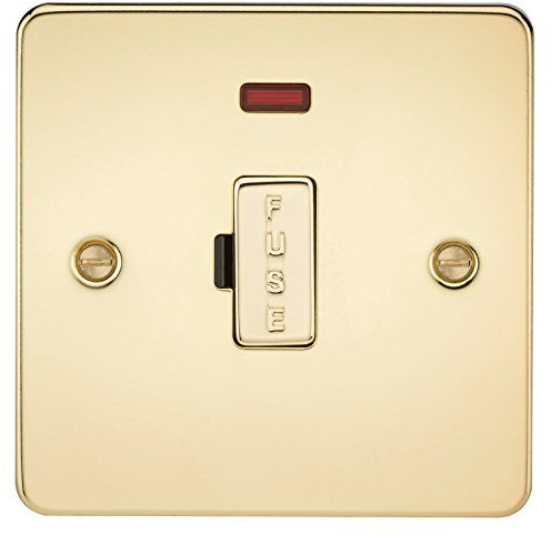 Knightsbridge FP6000NPB Flache Platte, poliertes Messing, Polished Brass