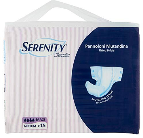 Serenity Classic Panty Maxi Nappies Medium Size Pack of 15