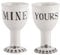 Creative Tops Creative Bake Stir It Up Egg Cups – Set of 2, Ceramic, Off White, 11x17x7 cm