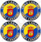 GRAN CANARIA, KANARISCHE INSELN Spanien, KANARISCHE INSELN Spanisch 50mm Auto & Motorrad Aufkleber, x4 Vinyl Sticker