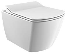 CREAVIT EG321 SPÜLRANDLOS Hänge Dusch Wc Taharet Bidet Taharat Intimdusche inkl. Slim Soft-Close Deckel