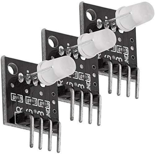 AZDelivery 3 x KY-016 FZ0455 Modulo LED RGB a 3 colori compatibile con Arduino incluso un E-Book!