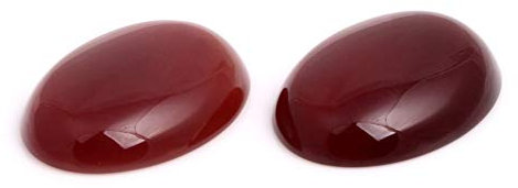 Cabochon-Stein, ovale Halbedelsteine, roter Achat, Kristall, 22 x 30 mm, Charms, DIY-Perlen, für Schmuckherstellung, Ringanhänger, 5 Stück (ohne Löcher)