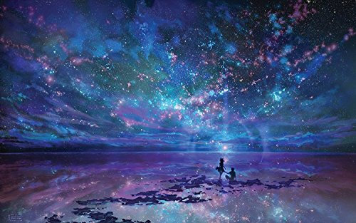 SuperPower® 1000 Stück Romantisches Meer Aurora Sterne Nacht Sternenklarer Himmel Strand Liebhaber Paar Vorschlag Heirats Landschaft Kinder Erwachsene Spielzeug Holzpuzzles
