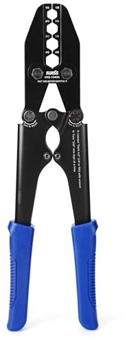 iCrimp IWS-1040S Kabelcrimper, Kabelschuhzange für Kupferkabelschuhe, Batteriekabelenden, Kabelschuhe, Klemmen und Steckverbinder, Crimpzange für 53,5-107 mm²