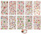 Bkrdty Adesivi Natale 10 Fogli Atalizi Stickers Babbo Natale Pupazzo di Neve Renne Fiocchi di Neve Decalcomanie Grafiche per Biglietti di Natale Decorazioni per Album