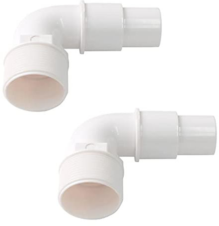 ATIE 1.5 90 Degree Elbow Pool Hose Adapter Fitting SPX1105Z3 Replacement for Above-Ground Pool Pump, Filter, Skimmer, Compatible with Hayward SPX1105Z3, SPX1105Z4, SPX1091Z7 Adapters (2 Pack)