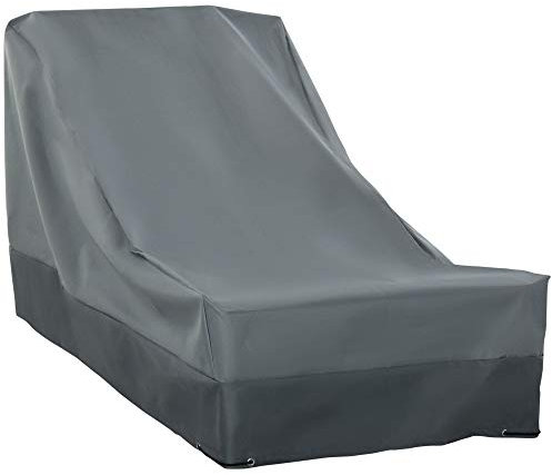 Outsunny Rectangular Patio Furniture Cover for Chairs Water UV Resistant Protection 600D Oxford Fabric Rattan Lounge Clean Cover, 200 x 86 x 82cm