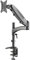 K&M 23873 Bildschirm-Halter Schwarz, Stahl - Flexible Schreibtisch-Halterung für Monitore bis 32 Zoll, Tischplatten bis 8,5 cm
