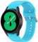 Wownadu 20mm Bracelets Compatible avec Samsung Galaxy Watch 6/5 / 4 (40mm 44mm), Galaxy Watch 3 41mm, Bracelet Bleu Silicone Femme Homme Strap pour Galaxy Watch 4 Classic (42mm 46mm) Sport Bands