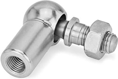 Ganter Normelemente | Winkelgelenke mit Gewindezapfen und Sicherungsbügel | DIN 71802-16-M10-CSN | Edelstahl | Gewinde M10