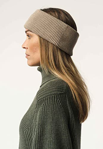 MELA - Stirnband KIRON | Nachhaltig mit Fairtrade Cotton, GOTS & Grüner Knopf Zertifizierung, Farbe:hazel melange, Größe:onesize
