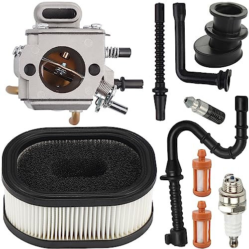 ZAMDOE Carburador para Stihl 044 046 MS 440 MS 460 Motosierra reemplaza 1128 120 0625 con Filtro de Aire bujía Manguera de Combustible Filtro de Aceite Filtro de Combustible