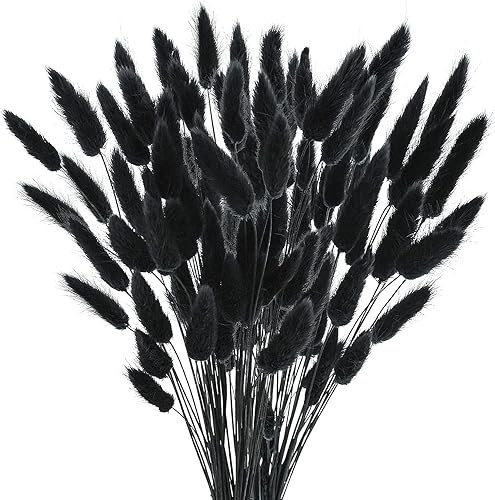 60Pcs Getrocknetes Pampasgras,Trockenblumen Bodenvase,Natürlich Pampasgras Blumenstrauß,Trockenblumen Blumenstrauß Deko, Künstlich Groß Trockenblumen,Trockenblumen Pampasgras