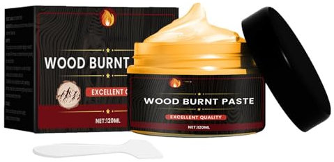 Pate à Bruler Bois - Pâte Torche Brûlante - Gel D'artisanat Pour La Création Pyrogravure - Wood Burnt Paste - Combustion Du Bois Sensible À La Chaleur, Torche Pour Artistes, Dessin