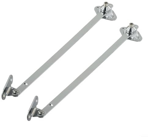 YUANGANG 2 Stück Schranktür-Klappenhalter, Scharnier für herunterklappbare Deckel, Gleitschienen-Klappdeckel-Halterungen (12 Zoll)