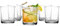 Glasmark KROSNO 1992 Glas Wasserglas Trinkglas Niedrig 160 ml Glas Robust Spülmaschinenfest Hochglanz Transparent