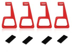 LUCKGRASP Support de refroidissement pour console PS4 avec impression 3D - Support horizontal pour pieds de refroidissement (rouge)