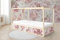 UNIK Nordic Aufkleber für Kura Hochbett, Blooming Spring 2-Sticker-Set Oben, Bettaufkleber, Sticker für Kinderbett, Möbelfolie fürs Kinderzimmer, Bettfolie für Kinder