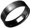 Everstone Damenring Titan, Herrenring Titan, Freundschaftsringe, Trauringe, Eheringe, Schwarz Breite Sz57