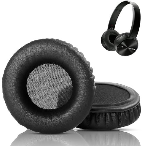 HTINDUSTRY Earpads Replacement Cushion Compatible with Sony MDR-ZX330BT/MDR-ZX300/MDR-ZX310 Headphones Ear pads with Softer Protein Leather/Memory Foam