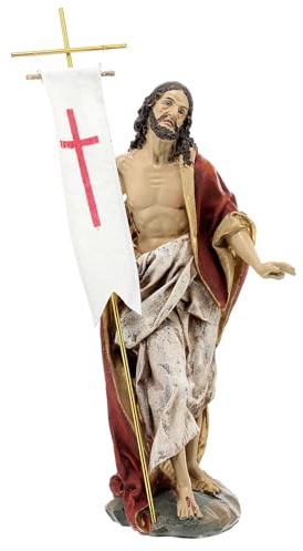 Holyart Statuen aus Resin und PVC: Statue Auferstehung Jesu Christi, 30 cm