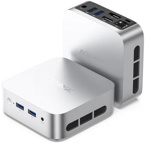 ACEMAGIC Vista V1 Mini PC, Intel Alder Lake-N97(jusqu'à 3,6GHz), 16 Go DDR4 1To Go M.2 SSD Mini Ordinateur de Bureau, W11 Pro/HDMI 4K*2/ WiFi 5/BT4.2 Mini Computer pour la Maison/Bureau/école