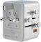 revolt Reisestecker: Universal-Reiseadapter & Notebook-Netzteil, 4x USB-C, 1x USB-A, 65W PD (Travel Adapter, Reiseadapter weltweit, Steckeradapter)
