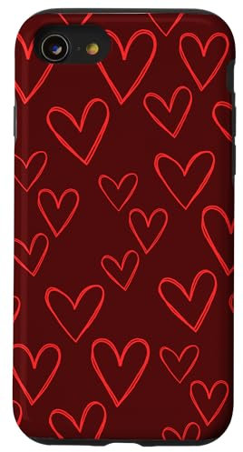 Pop Socket Happy Hearts Case for iPhone SE (2020) / 7 / 8