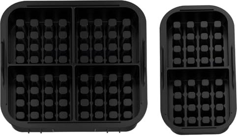 Pack of 2 Waffle Insert Hot Air Fryer Accessories, Silicone Waffle Mould for Philips Dual Basket Airfryer 3000 Series 6L/3L NA350, Hot Air Fryer Belgian Waffles Silicone Mould