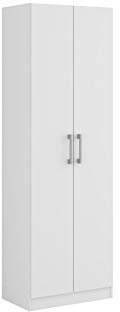 Buyqualia - Armario hogar Multiusos para baño Cocina o trastero en Color Blanco (Alto 169 / Ancho 56 / Fondo 34)