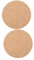 Housoutil 2pièces Tapis De Souris Rond Liège Naturel Double Face Antidérapant Et Étanche pour Bureau Et Jeux