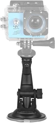 Accessoires de caméra d'action à ventouse pour voiture + adaptateur trépied pour GoPro Hero 7/6/5/4 SJCAM/YI