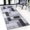 Floordirekt Teppich Läufer New York - Teppichläufer auf Maß - Meterware, Flurteppich, Küchenläufer, Teppich für Küche, Flur & Wohnzimmer Anthrazit (80 x 300 cm)