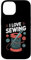 Filo da cucito I Love Hobby Passion Custodia per iPhone 14