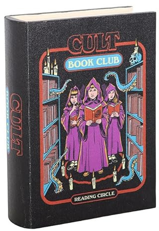 Something Different Wholesale Cult Book Club Storage Box | Steven Rhodes Book-Shaped Box | Funny Hidden Storage for Weirdos
