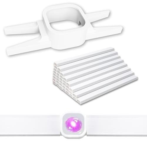 100FT Light Track System for Govee Permanent Outdoor Lights Pro (H706A/H806A), Permanent Halloween/Christmas Light Track, DIY Paintable PVC