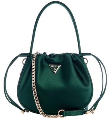 GUESS Umhängetasche Handtasche Elsie Mini Pouch Emerald dunkelgrün