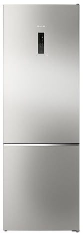 Siemens iQ500 Freistehende XXL Kühl-Gefrier-Kombination 203 x 70 cm, KG49NAIBG, 311 L Kühlen & 129 L Gefrieren, Total noFrost, LED-Beleuchtung & freezerLight, hyperFresh Technologie, Edelstahl