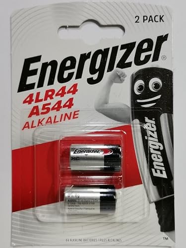 Energizer A544 / 4LR44 - Batteria alcalina 6V, confezione da 2