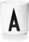 Design Letters Tasse Personalisiert A-Z | Weiße Tassen | Kaffeetassen Buchstaben | Kaffeebecher Porzellan | Personalisierte Tasse Weiß, Personalisierte Geschenke | Dekorativ Tasse mit Initialen 250 Ml