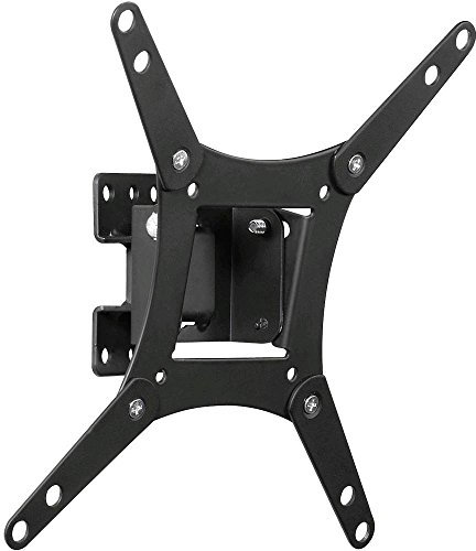 Vivanco WM 3215 bewegliche Wandhalterung für Bildschirmdiagonale 25cm bis 81 cm (10-32 Zoll) (VESA 200x200, 15kg, 15 Grad dreh- & neigbar) schwarz