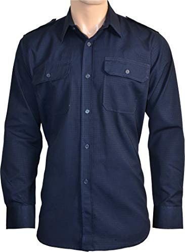 Mil-Tec Ripstop Hemd Dk.Blau 3XL